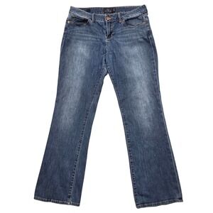 Lucky Brand Lolita Bootcut Blue Jeans Stretch Medium Wash Womens 14/32 Regular